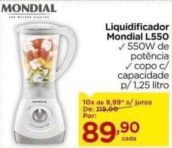 Carrefour Liquidificador Mondial L550 oferta