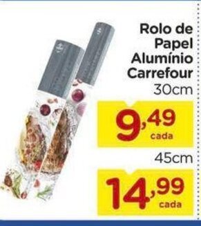 Carrefour Rolo de Papel Aluminio Carrefour 30cm oferta