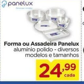 Carrefour Forma ou Assadeira Panelux oferta