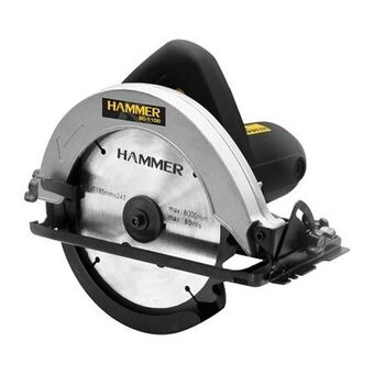 Serra circular hammer para madeira cysc1100 preta 110v