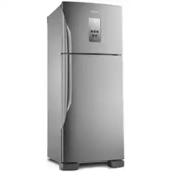 Novo Mundo Geladeira / refrigerador panasonic frost free, duplex, inverter, 435l, aço escovado - nr-bt51pv3x oferta