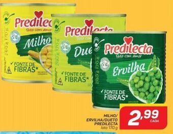 Milho/ ervilha/dueto predilecta lata 170 g