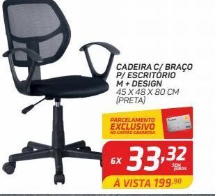 GBarbosa Cadeira com braços p/escritório oferta