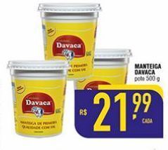 Mercantil Rodrigues Manteiga davaca 500g oferta