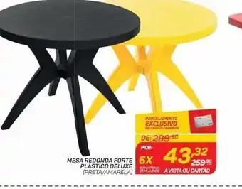 GBarbosa Mesa redonde forte deluxe oferta