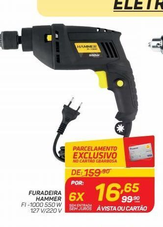 GBarbosa Furadeira hammer oferta
