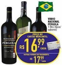 Mercantil Rodrigues Vinhos pérgola 1l oferta