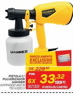 GBarbosa Pistola c/pulverizador hammer oferta