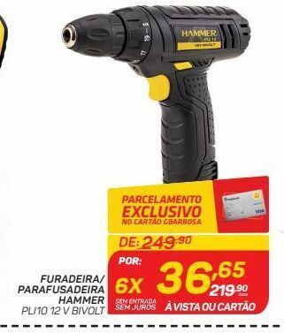 Furadeira parafusadeira hammer