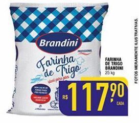 Mercantil Rodrigues Farinha de trigo brandini 25kg oferta