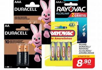Pilhas duracell
