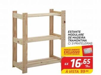 GBarbosa Estante de madeira tramontina oferta