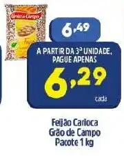 Feijao Carioca Grao de Campo pacote 1kg