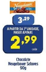 Arena Atacado Chocolate Neugebauer Sabores 90g oferta