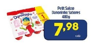 Arena Atacado Petit Suisse Danoninho Sabores 480g oferta