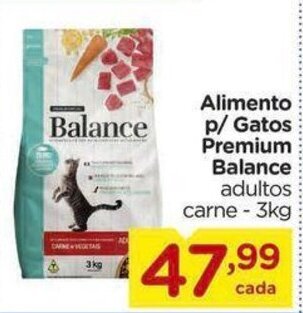 Carrefour Alimento p/ gatos Premium Balance 3kg oferta