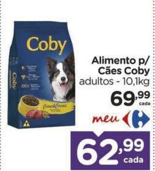 Carrefour Alimento p/ Caes Coby 10.1kg oferta