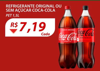 Assaí Atacadista Refrigerante Original ou sem Acucar Coca Cola 1.5L oferta