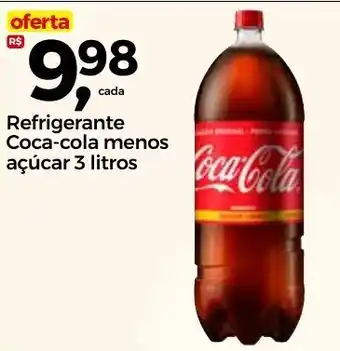 Frangolândia Refrigerante Coca Cola Menos Acucar 3L oferta