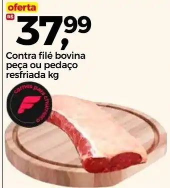 Frangolândia Contra file bovina peca ou pedaco resfriado 1kg oferta