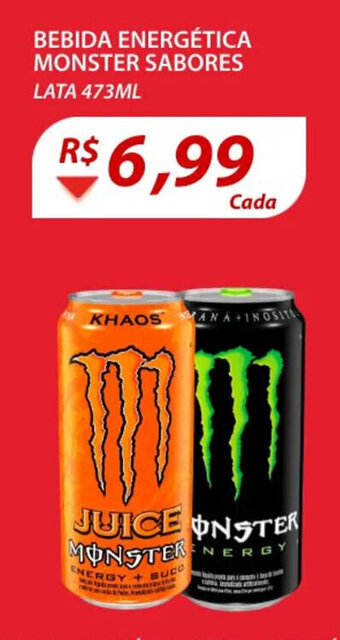 Assaí Atacadista Bebida Energetica Monster Sabores 473ml oferta