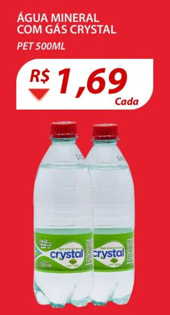 Assaí Atacadista Agua Mineral com Gas Crystal 500ml oferta
