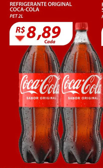Assaí Atacadista Refrigerante Original Coca Cola pet 2L oferta