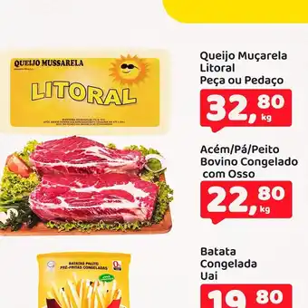 Mineirão Atacarejo Queijo muçarela litoral oferta