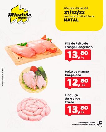 Mineirão Atacarejo Filé de peito de frango congelado oferta