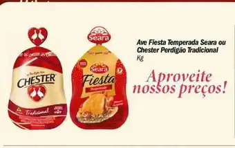 Big Box Ave fiesta temperada seara ou chester perdigão tradicional oferta