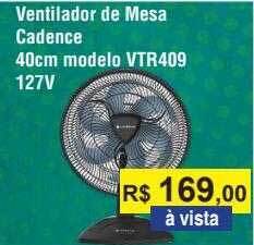 Copercana Ventilador de mesa cadence 40cm modelo vtr409 127v oferta