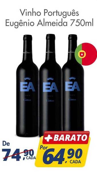 Delta Supermercados Vinho português eugênio almeida oferta