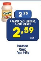 Arena Atacado Maionese Quero pote 495g oferta