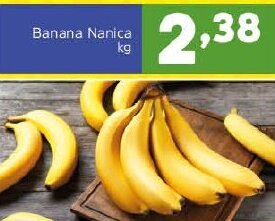 Arena Atacado Banana Nanica 1kg oferta