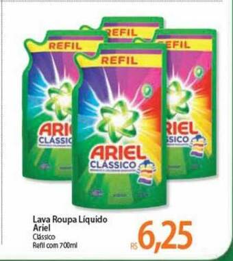 Atacadão Lava Roupa Líquido Ariel 700ml oferta