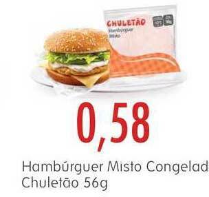 Epa Hambúrguer Misto Congelad Chuletão 56g oferta