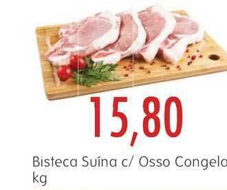 Bisteca Suina C Osso Congelada 1kg