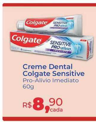 Hiper Farma Creme Dental Colgate Sensitive Pro-alívio Imediato 60g oferta
