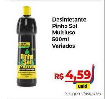 Hiper Moreira Desinfetante Pinho Sol 500ml variados oferta