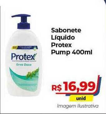 Hiper Moreira Sabonete Líquido Protex Pump 400ml oferta