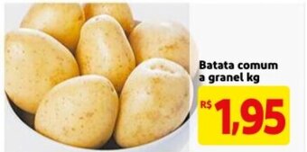 Mercado Extra Batata comum a granel 1kg oferta