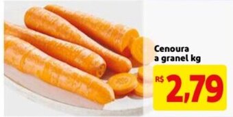 Mercado Extra Cenoura a granel 1kg oferta