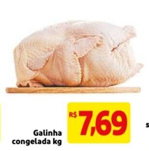 Mercado Extra Galinha congelada 1kg oferta