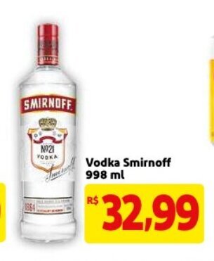 Mercado Extra Vodka Smirnoff 998ml oferta