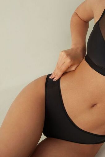 Intimissimi Calcinha em microfibra ultralight - preto oferta