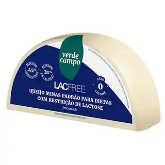 Super Nosso Queijo minas padrão lacfree verde campo 500g oferta