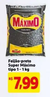 Feijao prato Super Maximo tipo 1 1kg