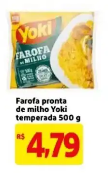 Mercado Extra Farofa pronto de milho Yoki temperada 500g oferta