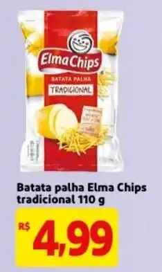 Mercado Extra Batata palha Elma Chips tradicional 110g oferta