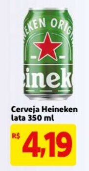 Mercado Extra Cerveja Heineken lata 350ml oferta
